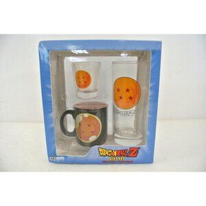 Dragon Ball Z Cup Gift Set Shot Glass 110 mL Espresso Mug Tumbler New in Package
